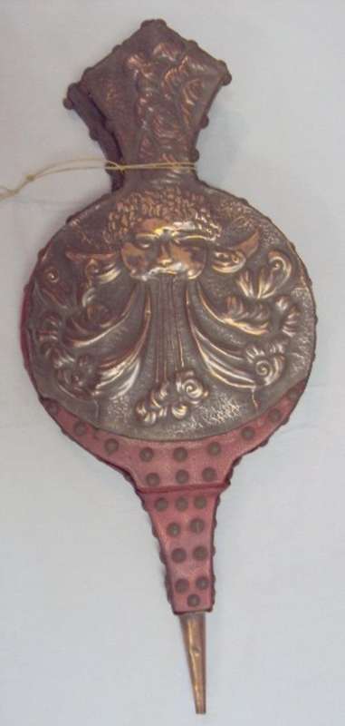 COPPER "ANGEL" FACED BELLOWS - IN TIME FOR WINTER FIRES! - SEE PICS TO APPRECIATE
