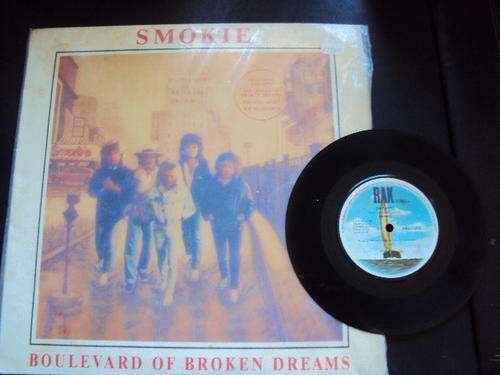 SMOKIE - BOULEVARD OF BROKEN DREAMS - 1989 STEREO LP + 7" SINGLE -  IN GREAT CONDITION!