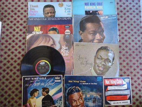 STOCK CLEARANCE MUST GO - NAT KING COLE SPECIAL! - 11 LPS, INC 2 x 10" + EP - EXCELLENT CONDITION!