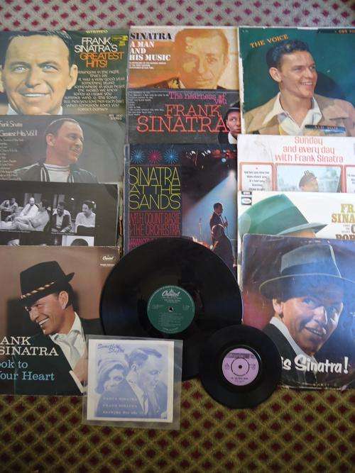 STOCK CLEARANCE SALE - FRANK SINATRA SPECIAL - 12 LPS + 2 SINGLES - EXC - SEE DESCRIPTION