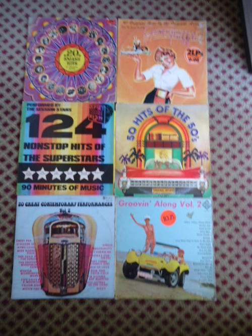STOCK CLEARANCE-10 VARIOUS DISCO HITS 4 DBL STEREO LPS+2 STEREO LPS GREAT CONDITION!-SEE DESCRIPTION