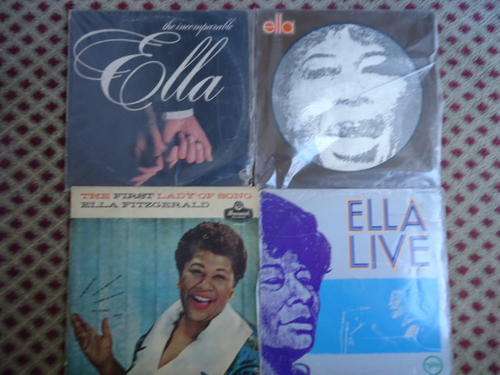 THE FIRST LADY OF SONG - ELLA FITZGERALD - 4 VINYL LPS - GREAT CONDITION!