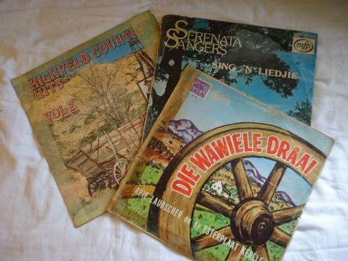 THREE AFRIKAANS/SOUTH AFRICAN STEREO VINYL LPS  SEE LISTING FOR DESCRIPTIONS