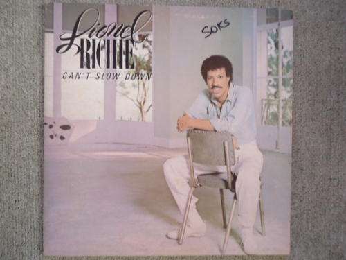 LIONEL RICHIE - "CAN'T SLOW DOWN" GATEFOLD STEREO LP IN GREAT CONDITION!