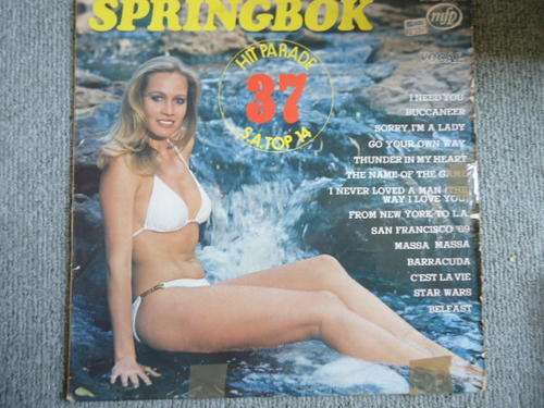 SPRINGBOK HIT PARADE -VOLUME 37 WITH VERA JOHNS - MISS S.A -1977 STEREO VINYL LP  - GREAT CONDITION