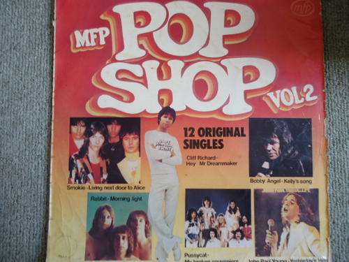 "POP SHOP VOLUME 2" - 12 ORIGINAL HITS STEREO LP- GREAT CONDITION