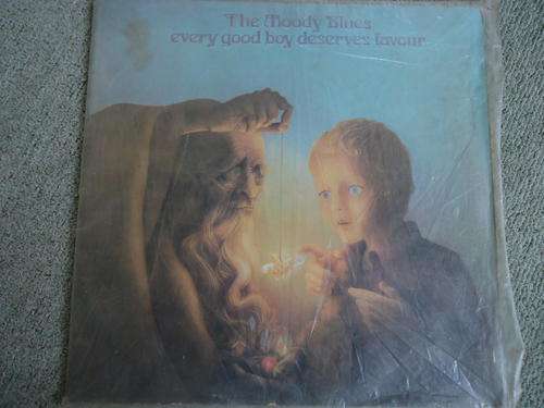 THE MOODY BLUES - EVERY GOOD BOY DESERVES FAVOUR- GATEFOLD STEREO LP - GREAT CONDITION