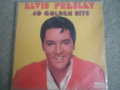 ELVIS PRESLEY - 40 GOLDEN HITS STEREO VINYL LP -  ONLY RECORD 2 AVAILABLE - PLEASE READ LISTING