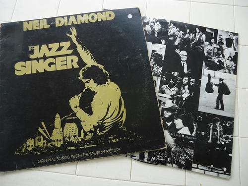 NEIL DIAMOND - "THE JAZZ SINGER" 1980 STEREO GATEFOLD LP WITH ORIGINAL COLOUR INNER SLEEVE
