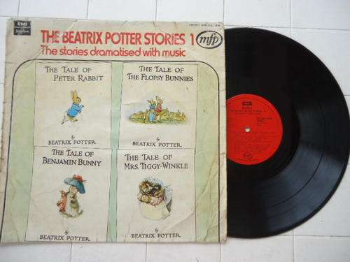 THE BEATRIX POTTER STORIES 1 - THE SORIES DRAMATISED WITH MUSIC -1960 STEREO IN GOOD CONDITION