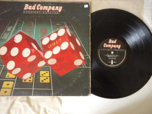 BAD COMPANY "STRAIGHT SHOOTER" 1975 ISLAND GATEFOLD STEREO LP IN GOOD CONDITION