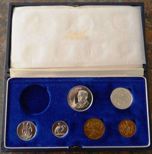 1968 - PROOF SET - WITHOUT THE SILVER R1 COIN