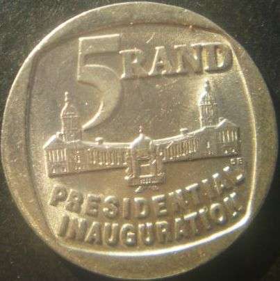 *** 103 x 1994 Inauguration R5 COINS - ONE BID ONE COIN - LOW START ****