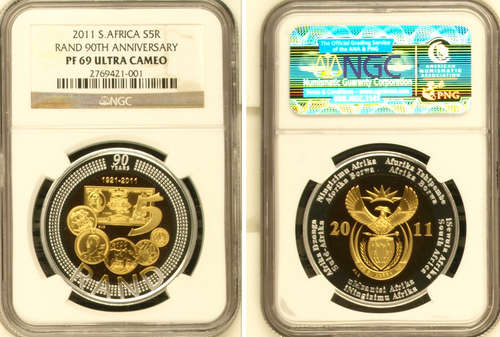 SARB CROWN - NGC GRADED PF69UC - SARB 90th ANNIVERSARY