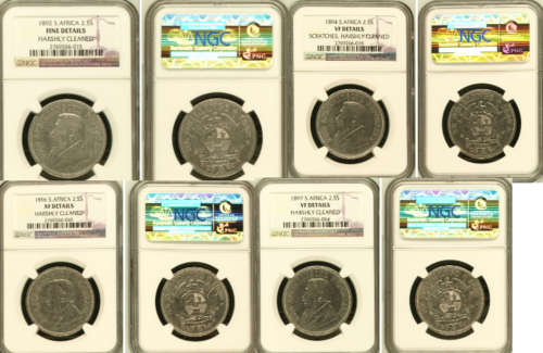 HERN's BOOK VALUE=R4,800 - ZAR SET - NGC GRADED  - TRUE IMAGES - SEE DETAIL BELOW - ONE BID FOR ALL