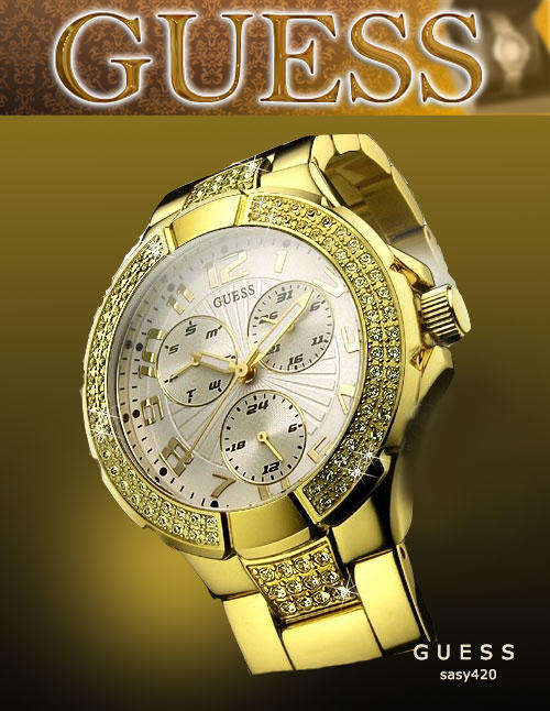 GUESS Women GOLD PRISM watch G13537L *free shipping*