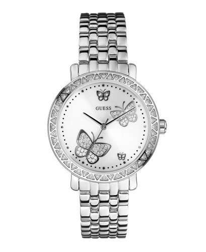 NEW Guess butterfly silver watch swarovski G86013L *free postage*
