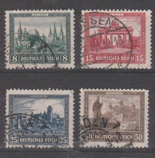 GERMANY REICH 1930 ISSUE Mi#450/53 F.U. FULL SET C/V R2,250.00 LOOK BELOW
