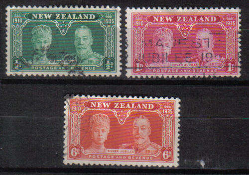 NEW ZEALAND 1935 SILVER JUBILEE SET F.U. C/V R400.00 +++