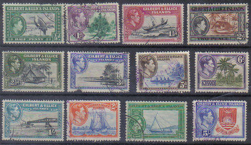 5GILBERT & ELLICE ISLANDS 1939 FULL SET F.U.  C/V R560.00+++