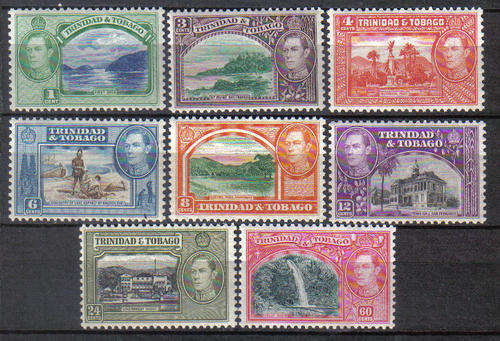 TRINIDAD & TOBAGO 1938 ISSUE MINT STAMPS C/V R300.00+++ LOOK BELOW!!