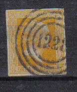 GERMANY CLASSIC STATES PRUSSIA Mi#8b F.U. 1857 ISSUE C/V R1,620.00 LOOK BELOW