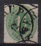 GERMANY CLASSIC STATES SCHLEAWIG-HOLSTEIN 1864 ISSUE Mi#4 F.U. C/VR340.00 LOOK BELOW