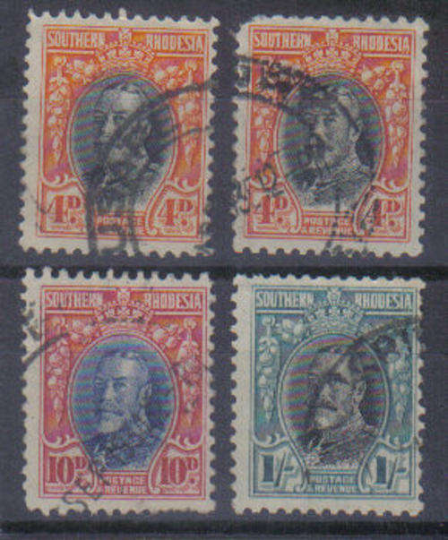 SOUTHERN RHODESIA SELECTION GV F.U. LOOK SCAN.