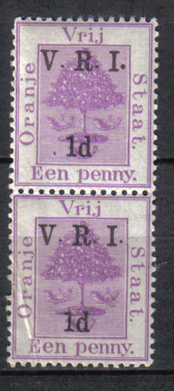ORANGE FREE STATE 1900 ISSUE SACC#60 WITH INSERTED "STOP" MINT C/V R PRICELESS!! LOOK SCAN!!!