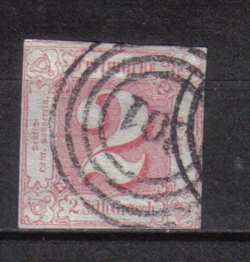 GERMANY THURN & TAXIS 1859 ISSUE Mi#16 F.U.C/V R1,000.00 LOOK BELOW