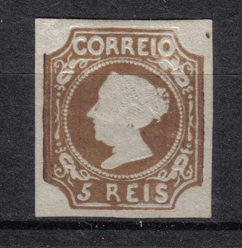 PORTUGAL 1853 CLASSIC ISSUE Mi#1a RARE/SCARCE MINT* C/V R70,500.00 LOOK SCANS BELOW