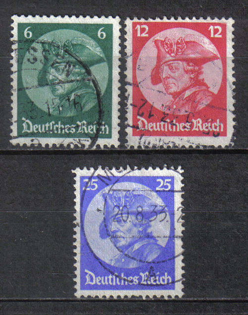 GERMANY REICH 1933 Mi#479/81 ISSUE FULL SET  F.U. C/V R480.00 LOOK BELOW