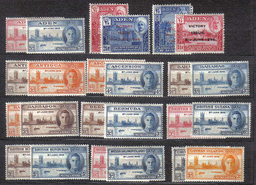 VICTORY ISSUES OF 1946 "A--Z" MINT** LOOK BELOW SCANS X5