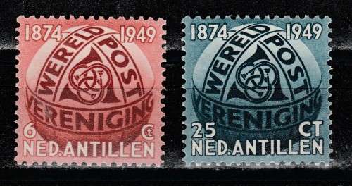 NETHERLAND ANTILLEN 1949 ISSUE FULL SET MINT* U.P.U. LOOK SCAN.