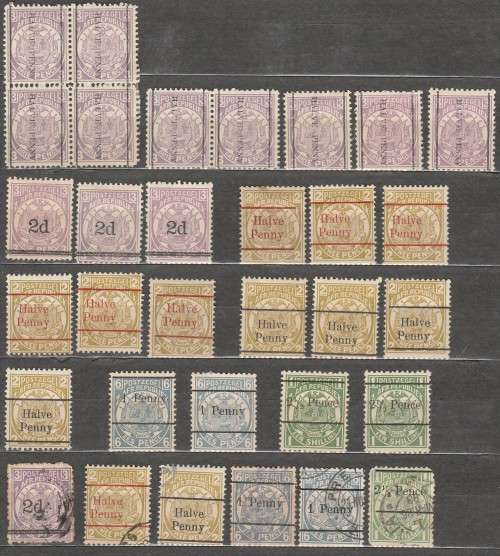 TRANSVAAL SELECTION OVERPRINTS MINT* & F.U. C/V R????.00 READ LOOK SCAN