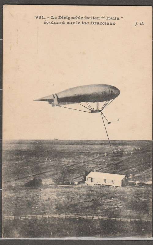 ITALY ZEPPELIN  "ITALIA" EARLY EXAMPLE LOOK SCAN