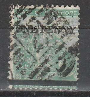 CAPE OF GOOD HOPE 1874 SACC#28 F.U. WITH VARIETY C/VR2,000.00WITH OUT VARIETY LOOK SCAN X 2