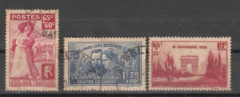 FRANCE SELECTION 1938 ISSUES F.U. LOOK SCAN