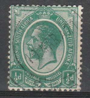SOUTH AFRICA SACC#2d SCARCE/DIFFICULT MOSSY-GREEN F.U. C/VR 3000.00 LOOK SCAN X 2