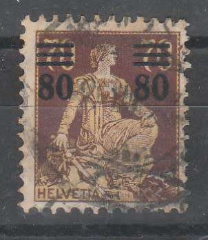 SWITZERLAND 1915 ISSUE F.U. OVERPRINT C/VR650.00 LOOK SCAN X 2