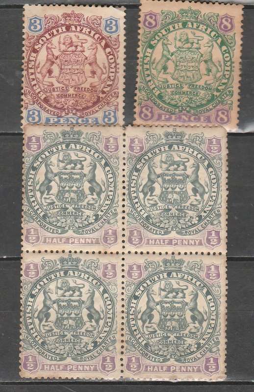 BSAC BLOCK OF 4 PLUS ALL MINT MOUNTED LOOK SCAN X 2