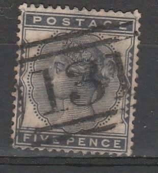 GREAT BRITAIN 1881 ISSUE SG#169 F,U, C/VR4,070.00 LOOK SCAN X 2