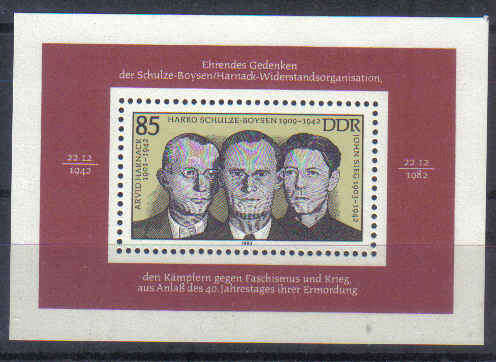 DDR Germany 1983 Mini Sheet Mint.