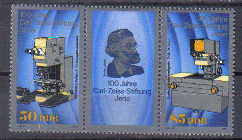 Germany DDR 1989 Issue Mint Setenant Strip.A