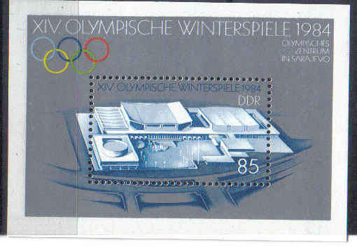 Germant DDR  1983 Olympic Mini Sheet.