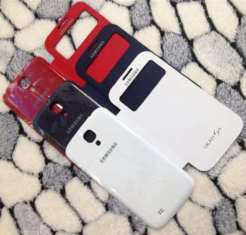 S View case for Samsung Galaxy S4 I9500 + Matte screen protector