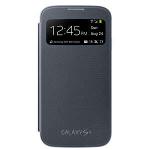 Original S View case for Samsung Galaxy S4 I9500 (Titanium Grey)