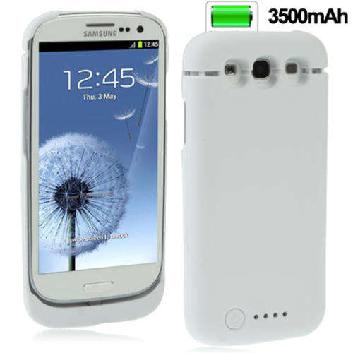 3500mAh Portable Power Bank External Battery for Samsung Galaxy S III / i9300 (White)