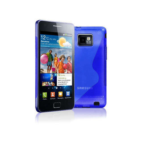 S Line case for Samsung Galaxy S2 I9100(Blue)