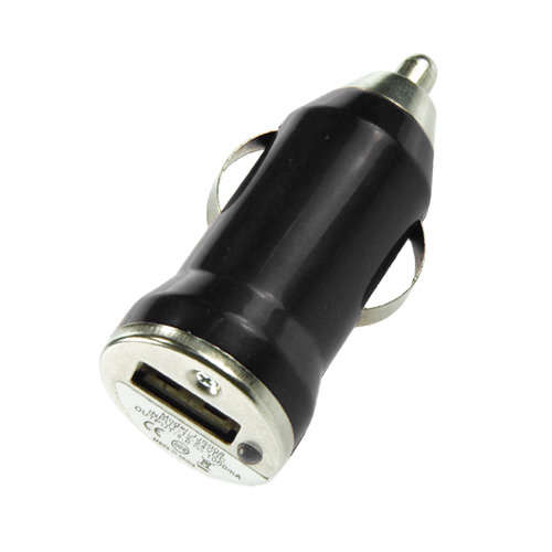 Universal USB Car Charger For iPhone iPod Samsung - Black